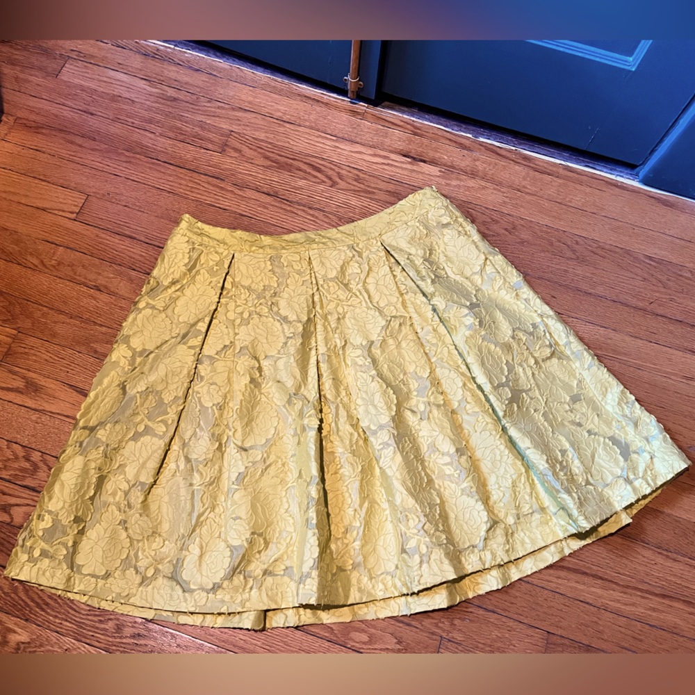 Anthropologie (Who What Wear) Knee length embroidered appliqué skirt size 18W